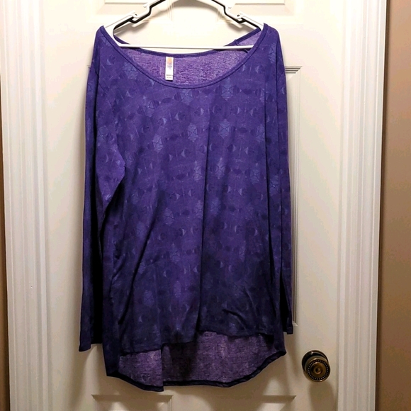 Lularoe Purple Lynnae Size 2xl - Picture 1 of 4